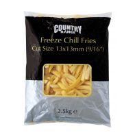 Frozen Steak Cut Fryer Chips - 4 x 2.5kg bags